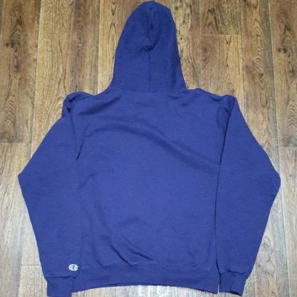 Champion Eco Fleece James Madison Dukes Pullover Hoodie Men Adult Medium Purple - Picture 4 of 4